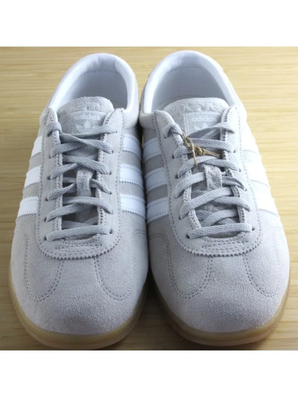 Adidas Women's Gazelle Lo Pro Suede Shoes Grey Cloud White Sizes NIB JS4516 - Picture 4 of 8